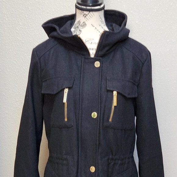 Michael Kors Black Hooded Jacket - Picture 6 of 15